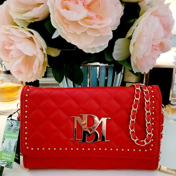 Badgley Mischka Handbags - Badgley Mischka Quilted Leather Shoulder/ Cross Body